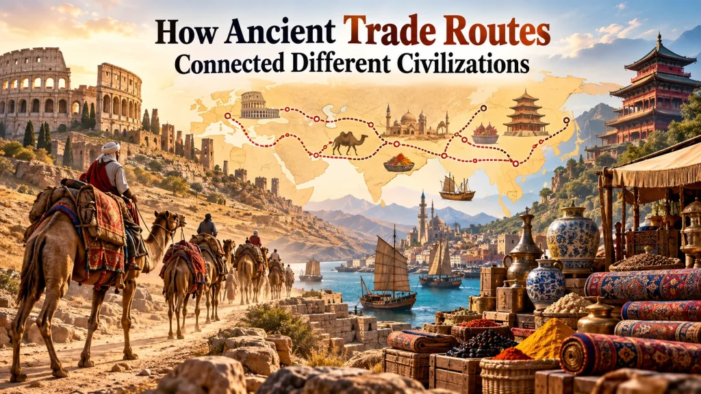 How Ancient Trade Routes Connected Different Civilizations